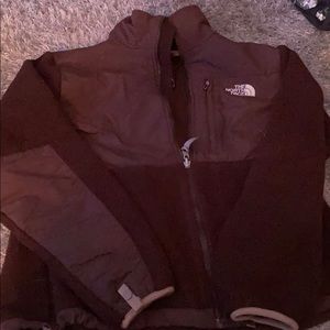 Brown north face jacket